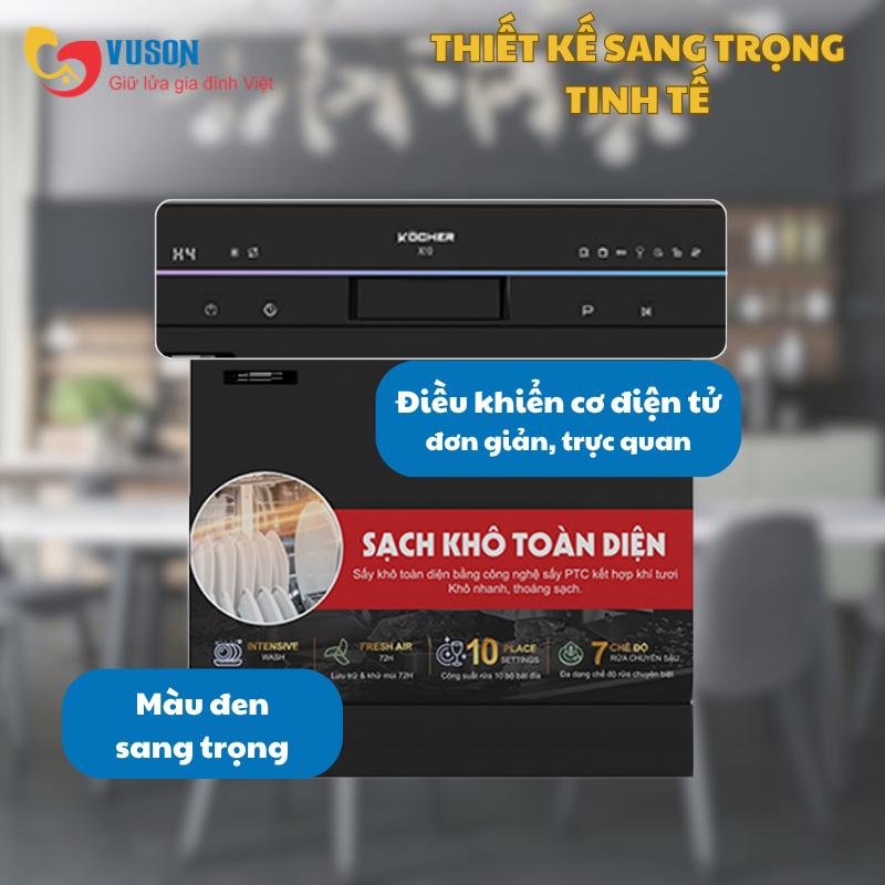 Máy rửa bát Kocher X10