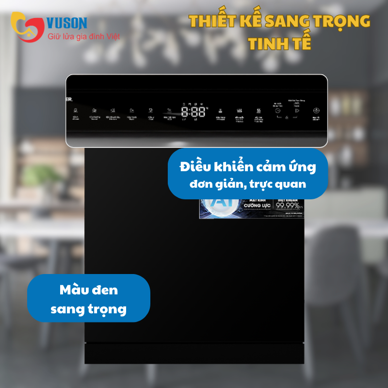 Máy rửa bát Kocher X15 SMART AI
