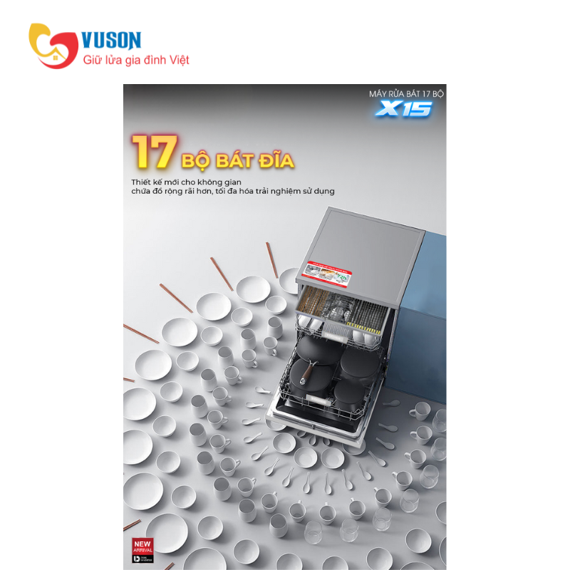 Máy rửa bát Kocher X15S