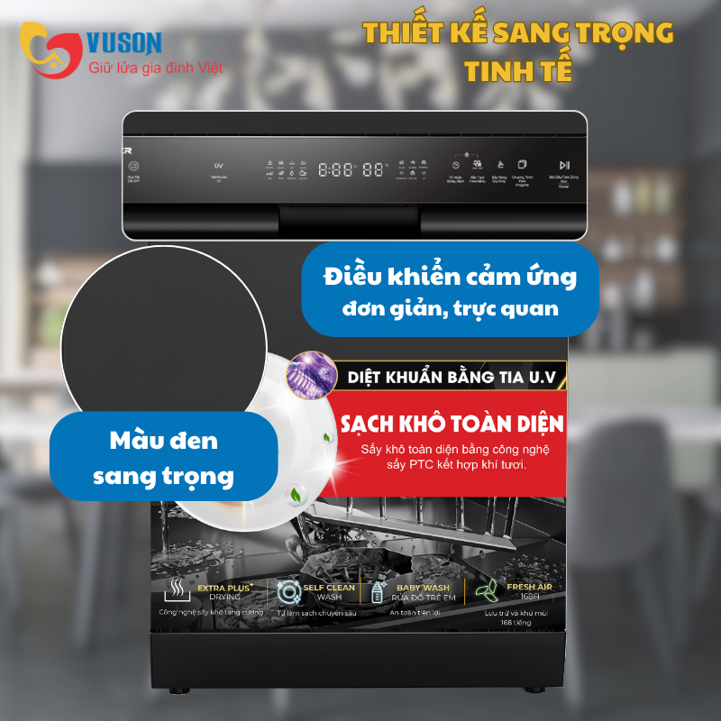 Máy rửa bát Kocher X15UV