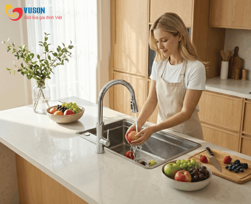 Vòi rửa bát Kocher S304