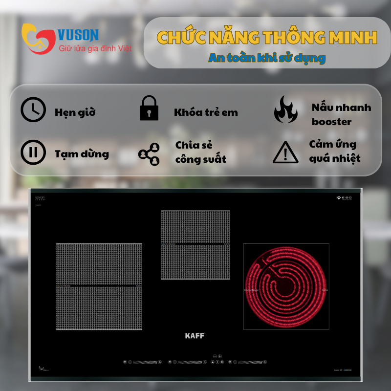 Bếp Điện Từ Kaff KF-IH6003IH