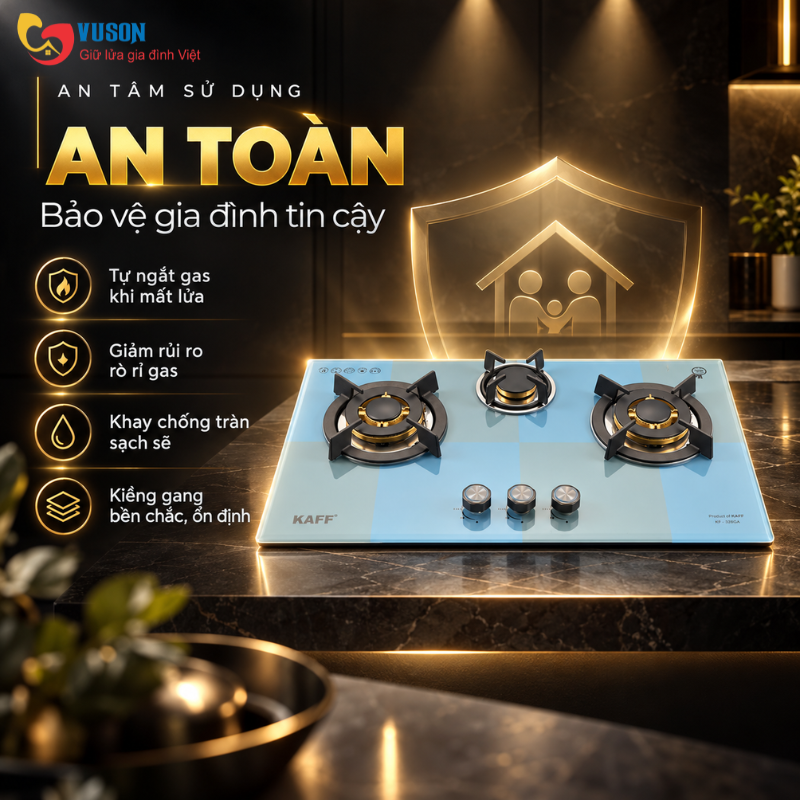 Bếp gas âm KAFF KF-328 GA
