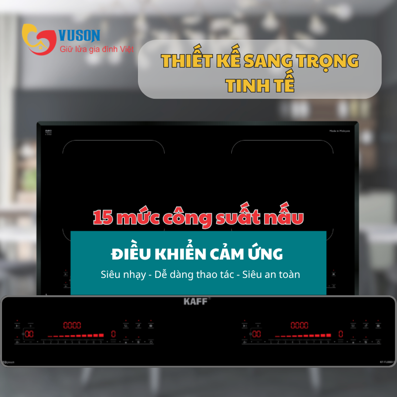 Bếp từ đôi KAFF KF-FL6868 SMART