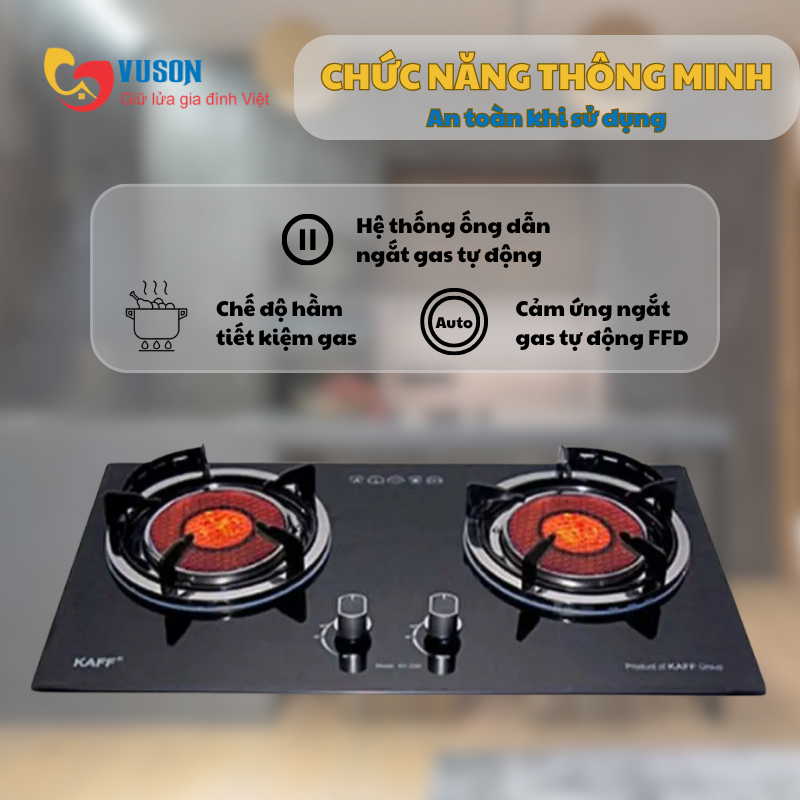 Bếp gas Kaff KF-206I