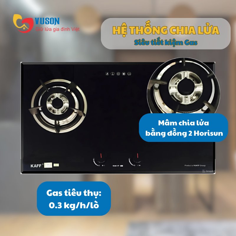 Bếp Gas âm Kaff KF-228