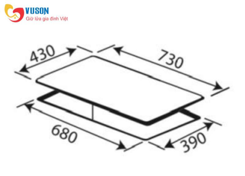Bếp từ Kaff KF-FL6008II