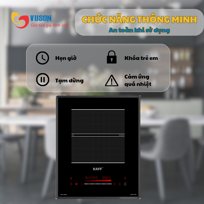 Bếp từ đơn Kaff KF - H33IS