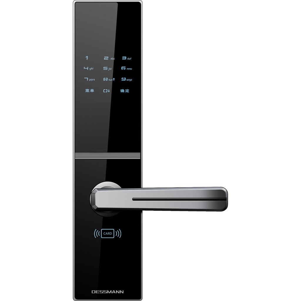 Khóa vân tay Dessmann G811FP Đen Bạc
