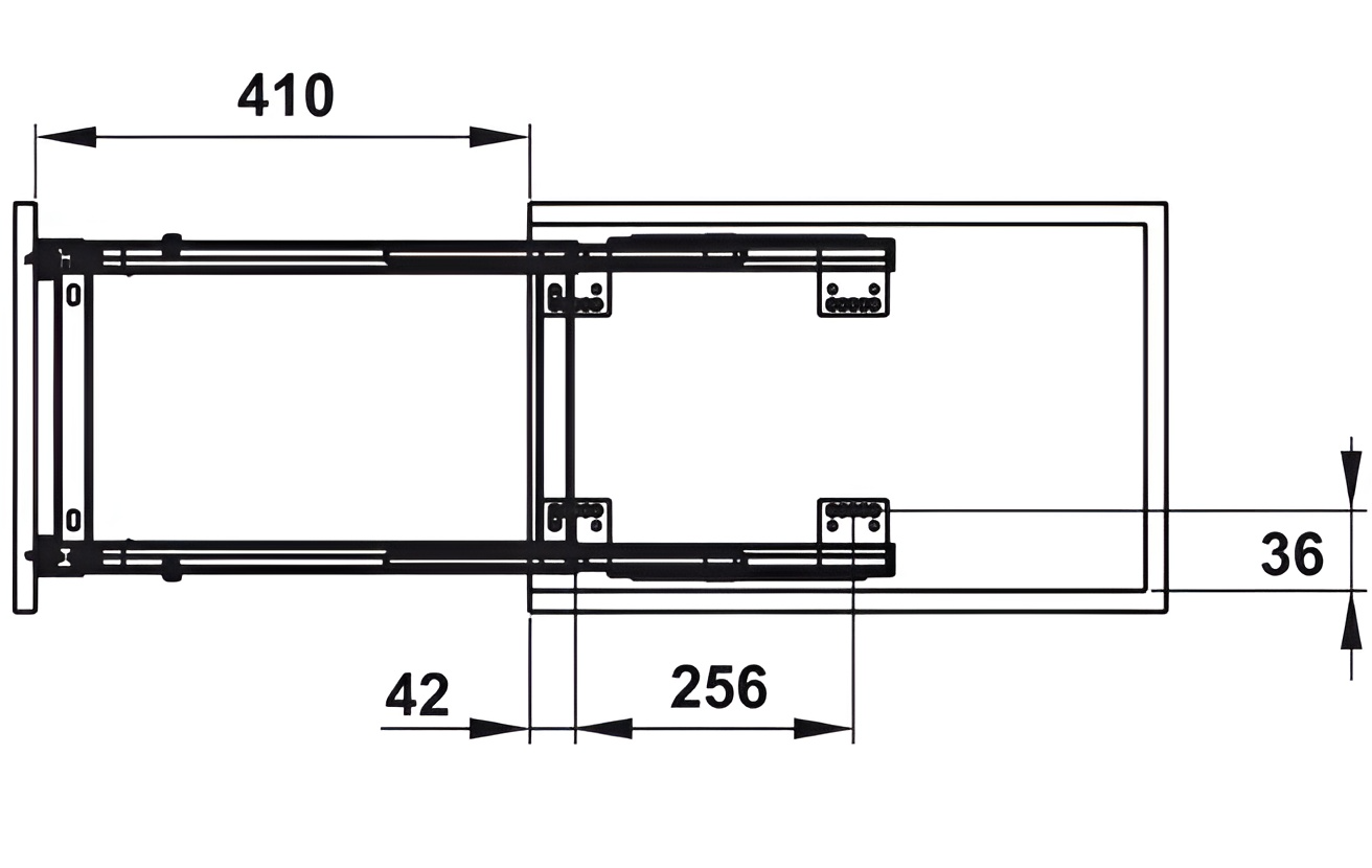 Bộ Rổ Đựng Gia Vị 300mm Hafele 549.20.038