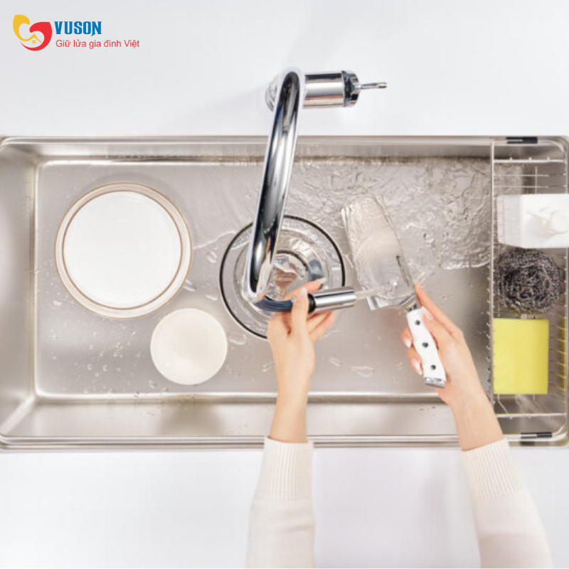 Chậu rửa bát chống xước Workstation Sink Konox Dekor 8044SU