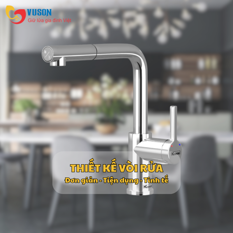 Vòi rửa bát Konox Lumo Smart Chrome