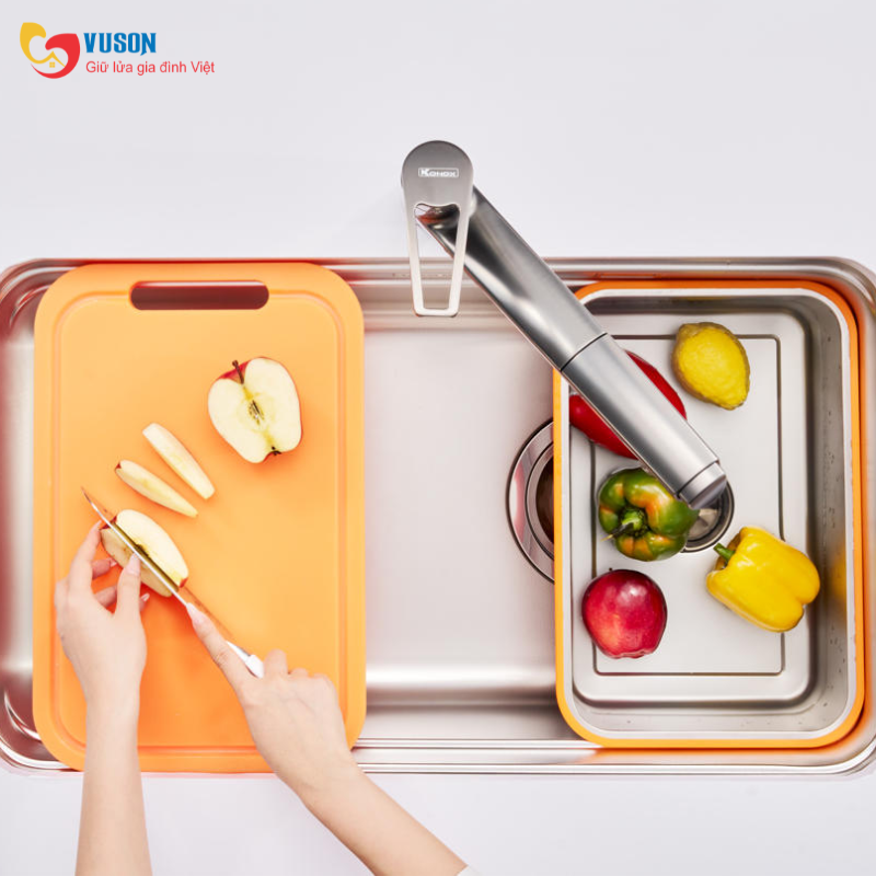 Chậu rửa bát Konox R50 Tari 8047SU