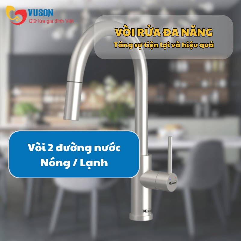 Vòi rửa bát Konox Reno Smart