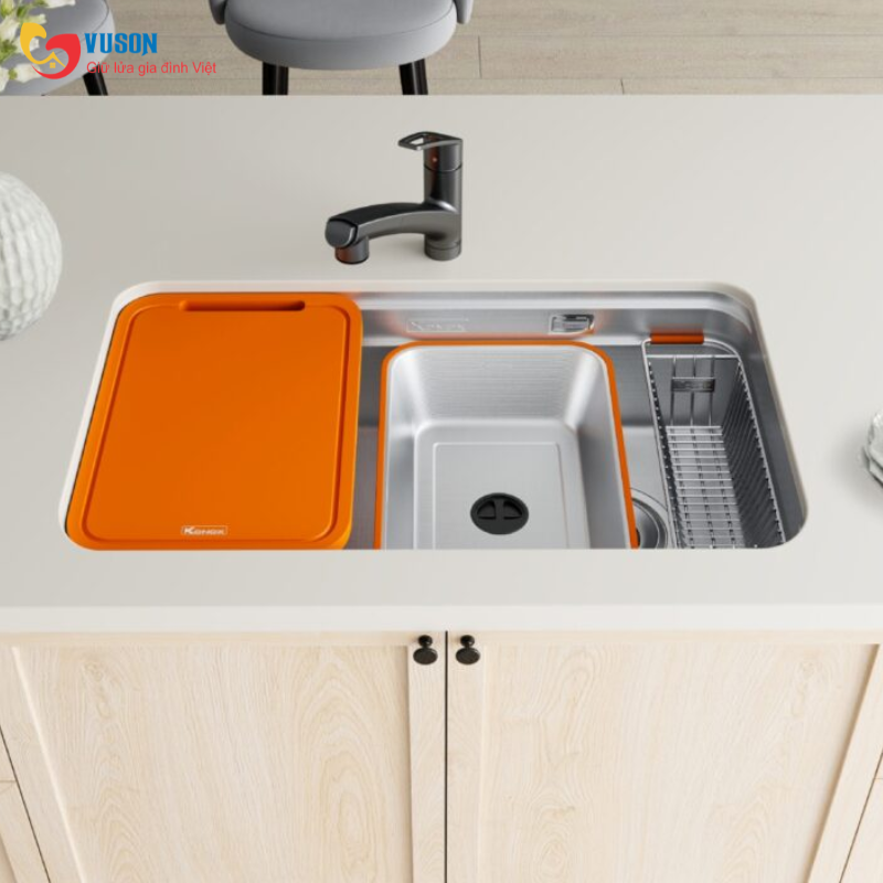 Chậu rửa bát Konox Tari Smart 8047