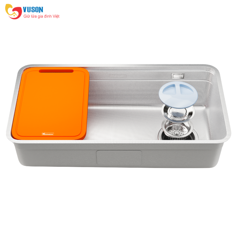 Chậu rửa bát phong cách Nhật chống xước Konox Tari Smart 8847