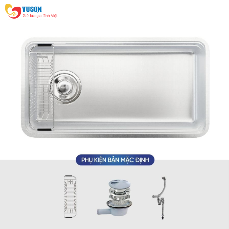 Chậu rửa bát chống xước Konox Tari Smart 8847PP-L