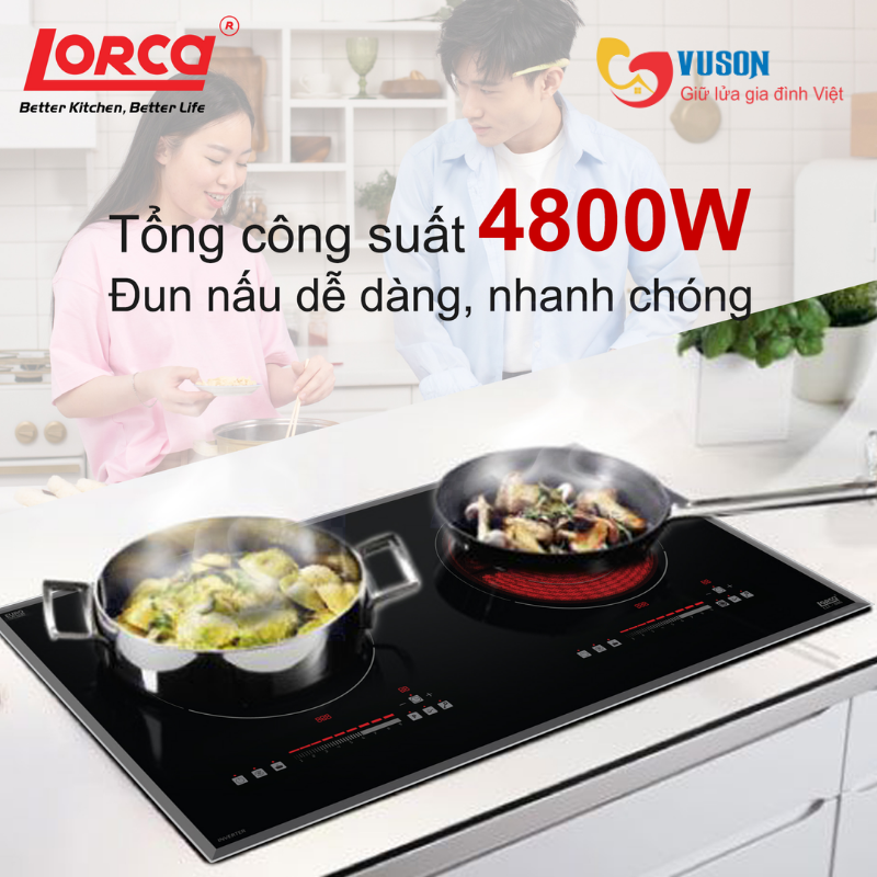 Bếp điện từ Lorca LCE-886D