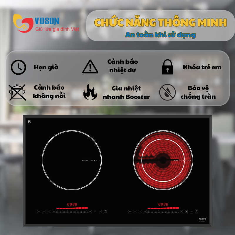Bếp điện từ Lorca TA 1006EC