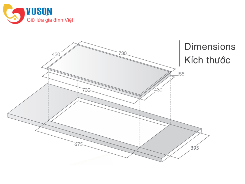 Bếp từ Lorca LCI80263PULUX8E