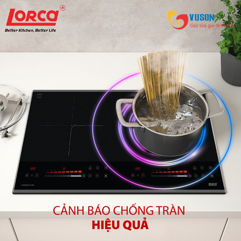 Bếp từ Lorca LCI80812PULUX8E