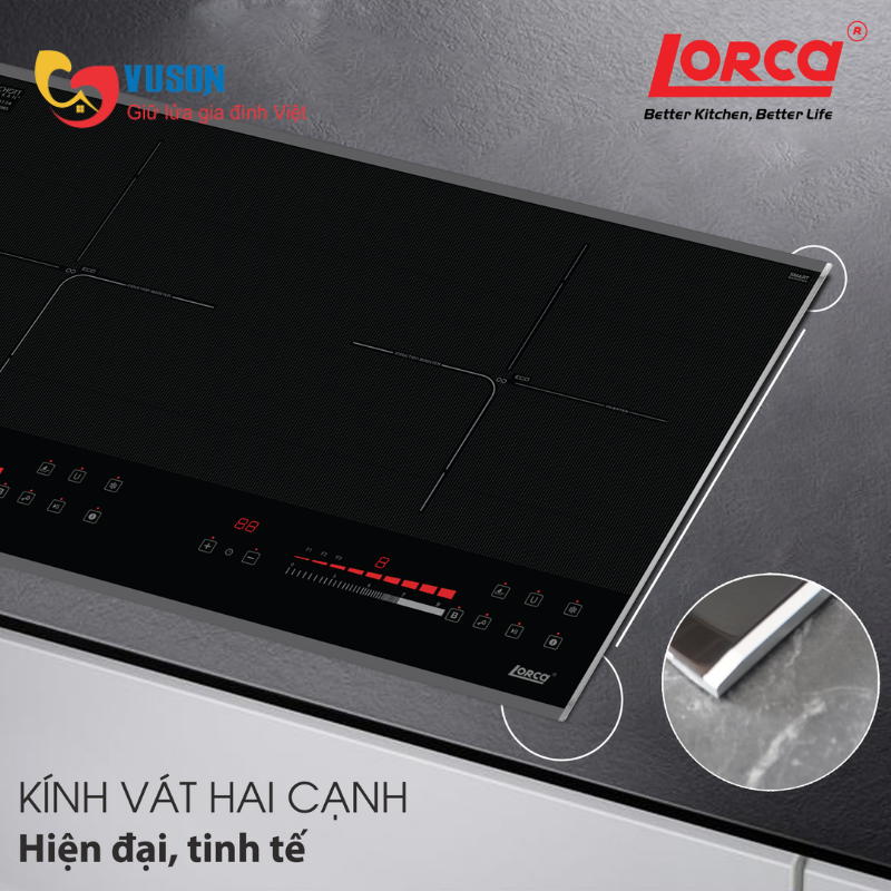 Bếp từ Lorca LCI80812PULUX8E