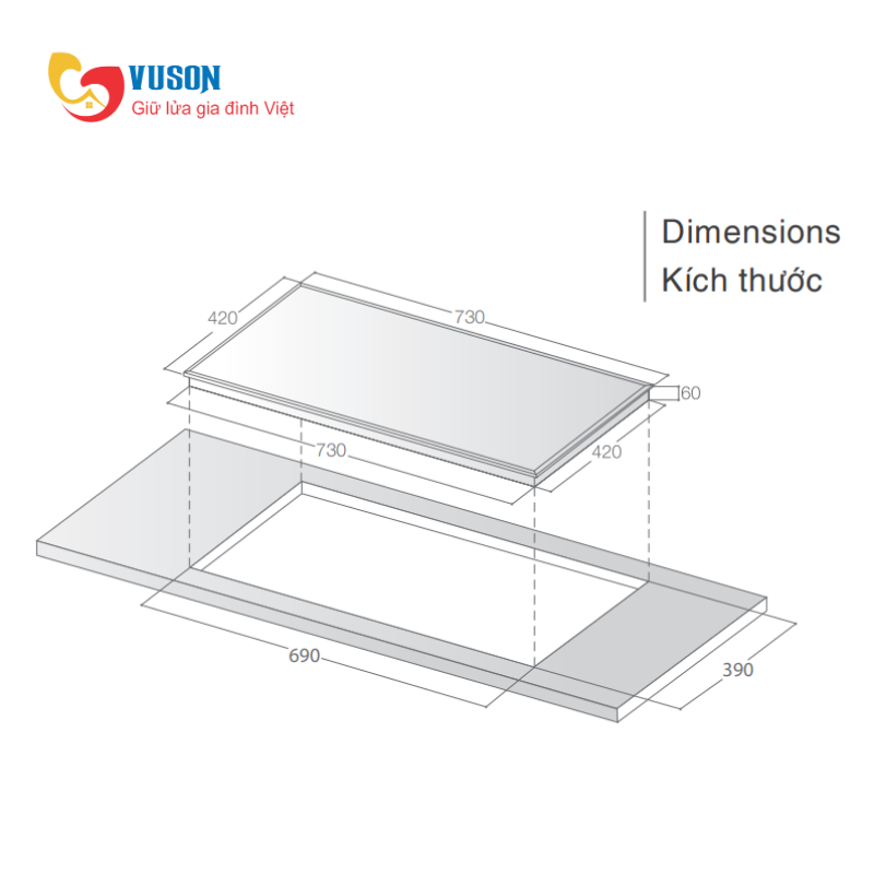 Bếp từ Lorca TA-1009 PRO