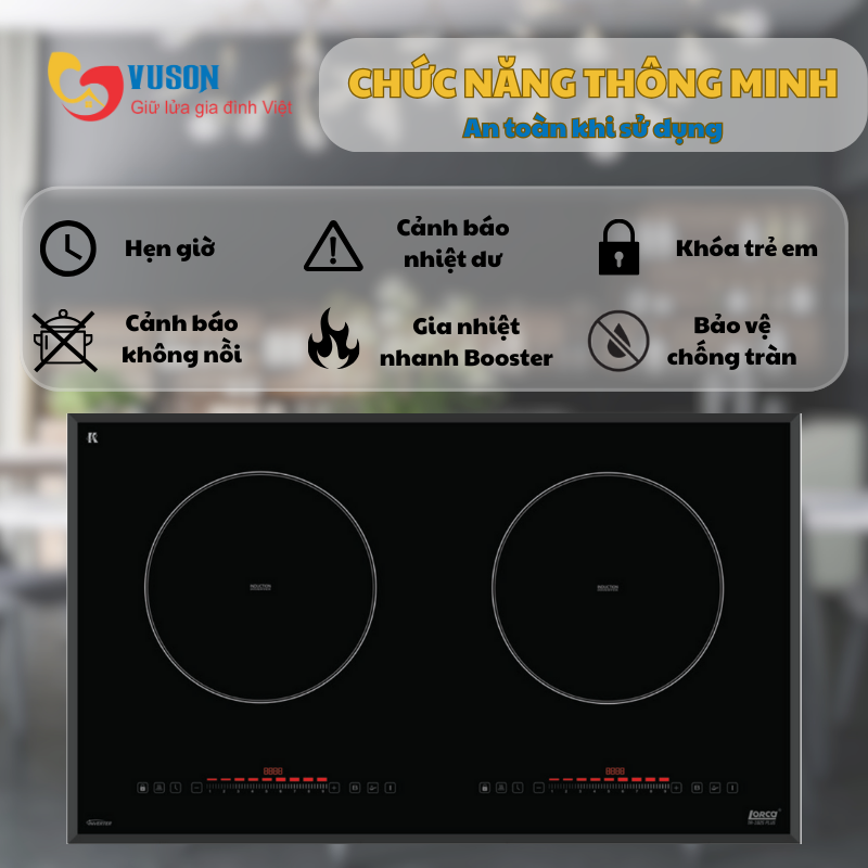 Bếp từ Lorca TA-1825 PLUS
