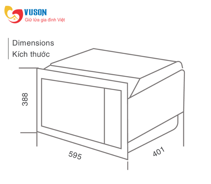 Lò vi sóng Lorca TA-9082 DAN LUX
