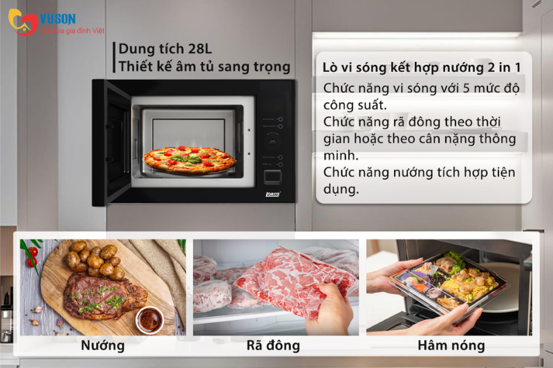 Lò vi sóng Lorca TA-9082 DAN LUX