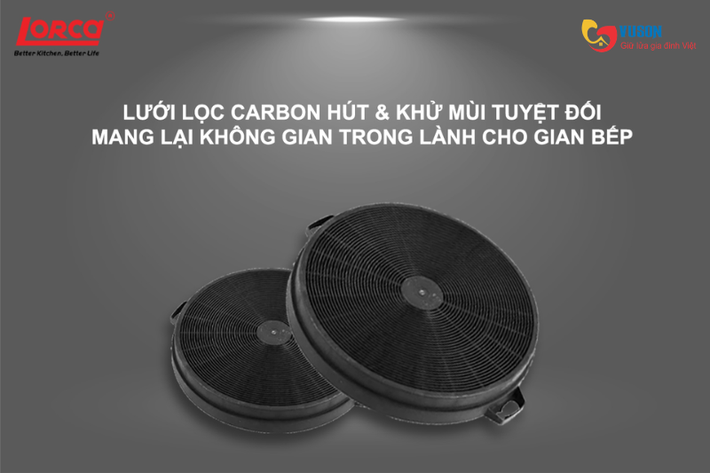 Máy hút mùi Lorca LC 358 BL