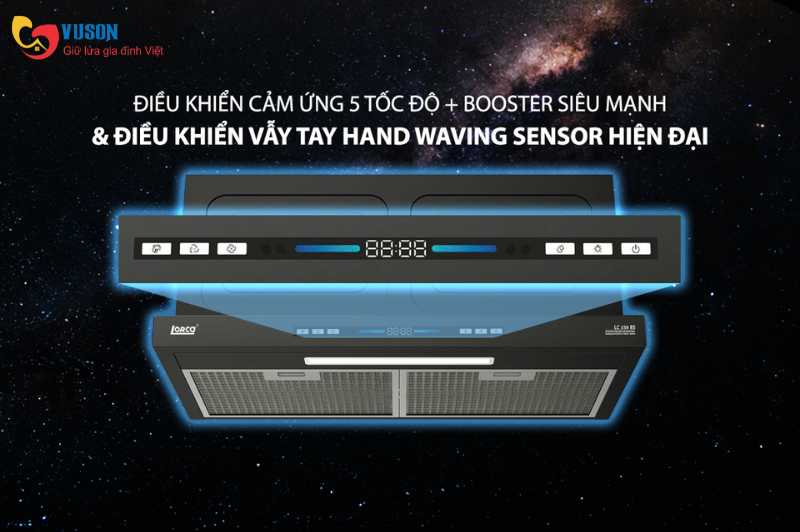 Máy hút mùi Lorca LC 359 BS