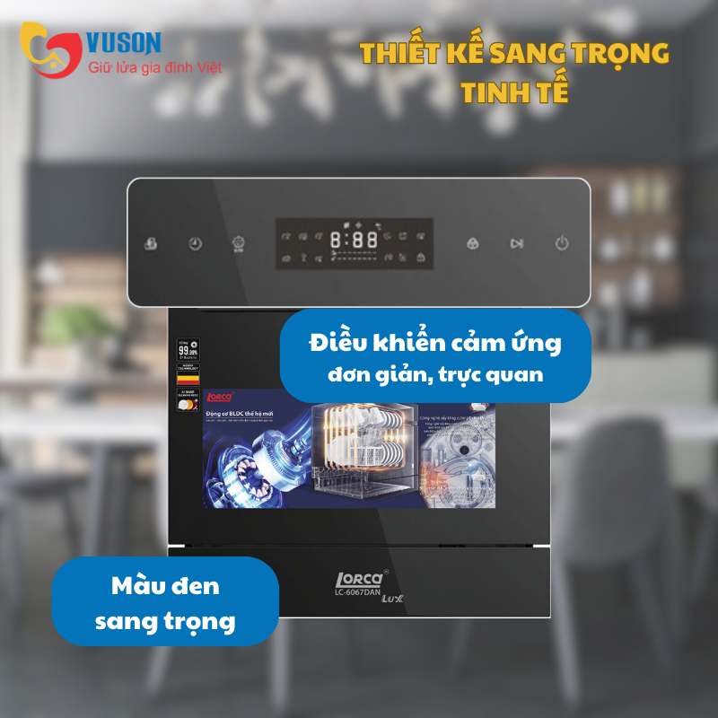 Máy rửa bát Lorca LC-6067DANLUX
