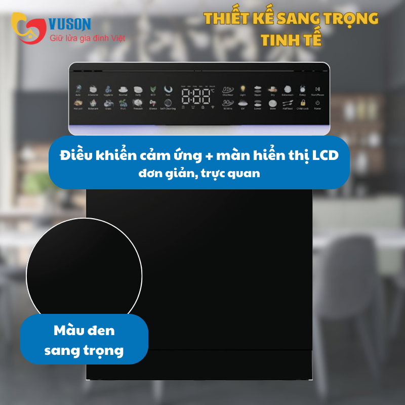 Máy rửa bát Lorca LCI 9018SMS08B