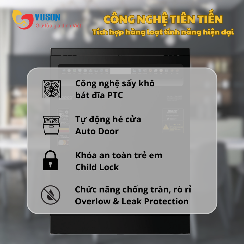 Máy rửa bát Lorca LCI9027SMS07B