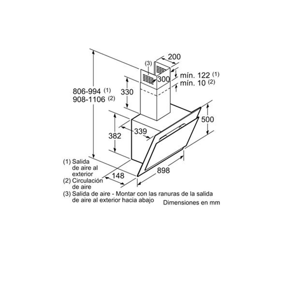 Máy hút mùi Bosch DWK06G620