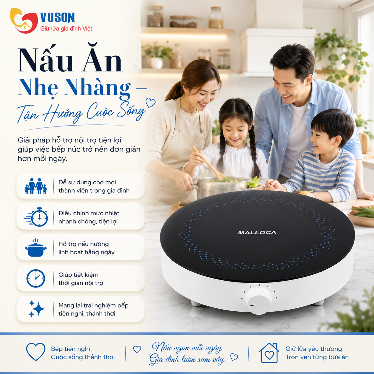 Bếp để bàn Malloca MCT26