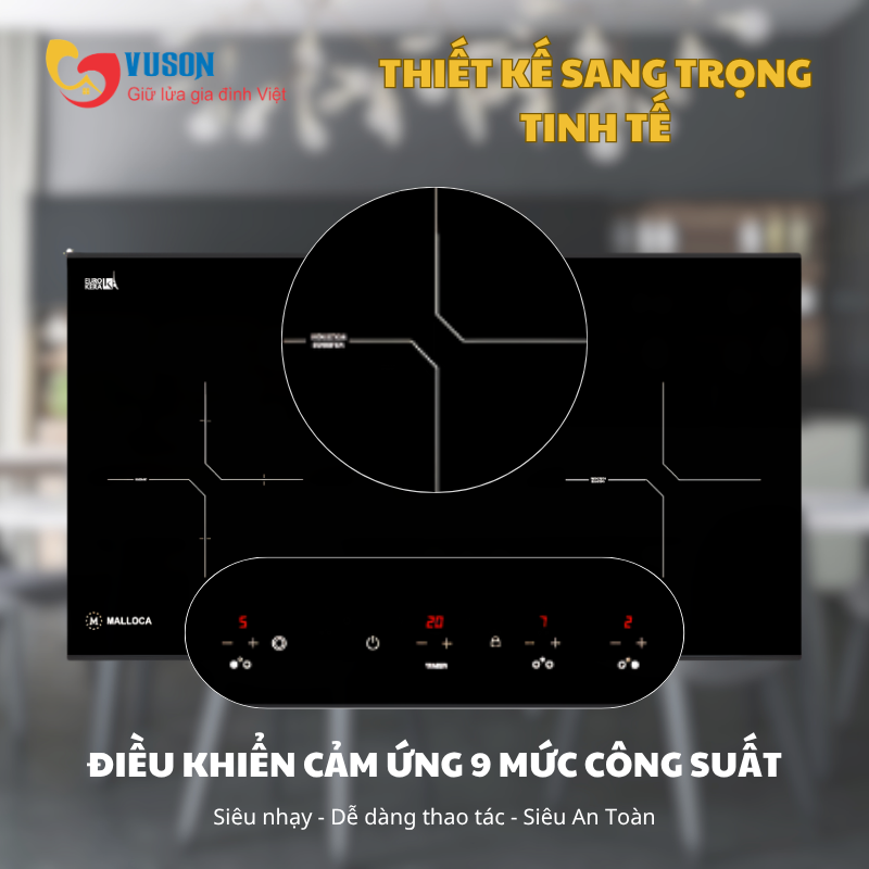 Bếp điện từ Malloca MH03IRN