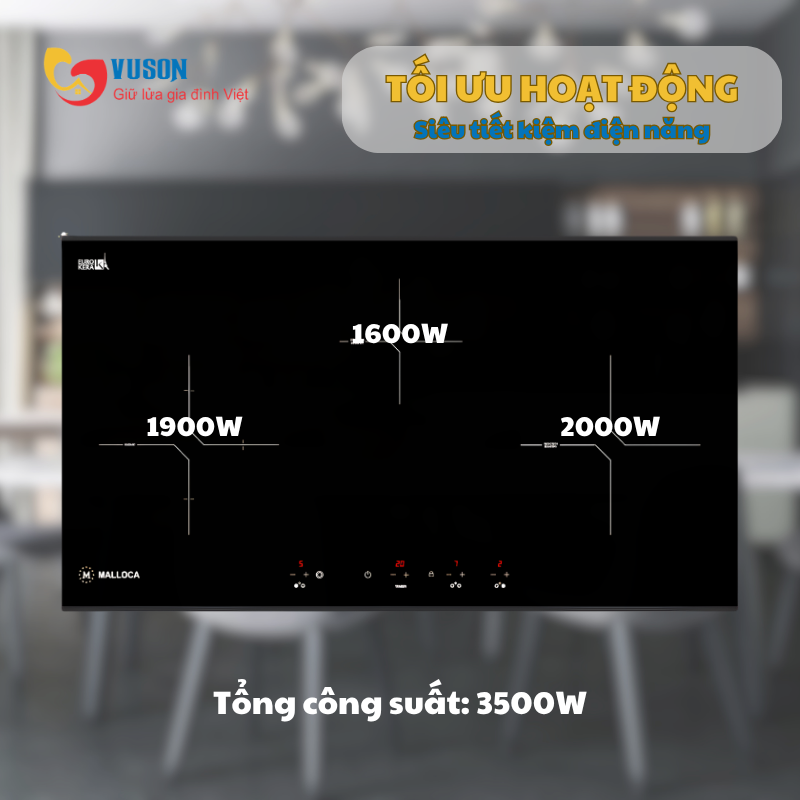 Bếp điện từ Malloca MH03IRN