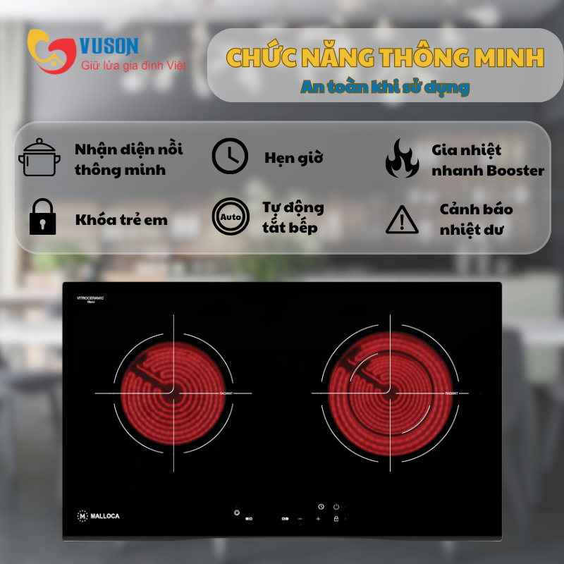 Bếp điện Malloca MH7320R