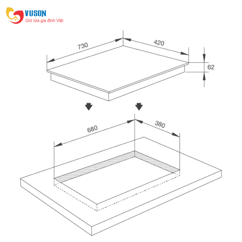 Bếp từ Malloca MIH732ECO