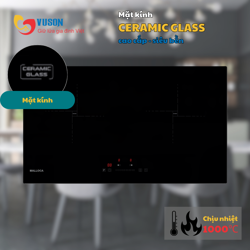 Bếp từ Malloca MIH732ECO
