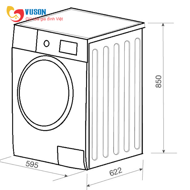 Máy sấy quần áo Malloca MTD-B0603