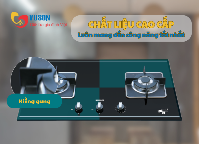 Bếp gas âm Malloca AS-9402BG