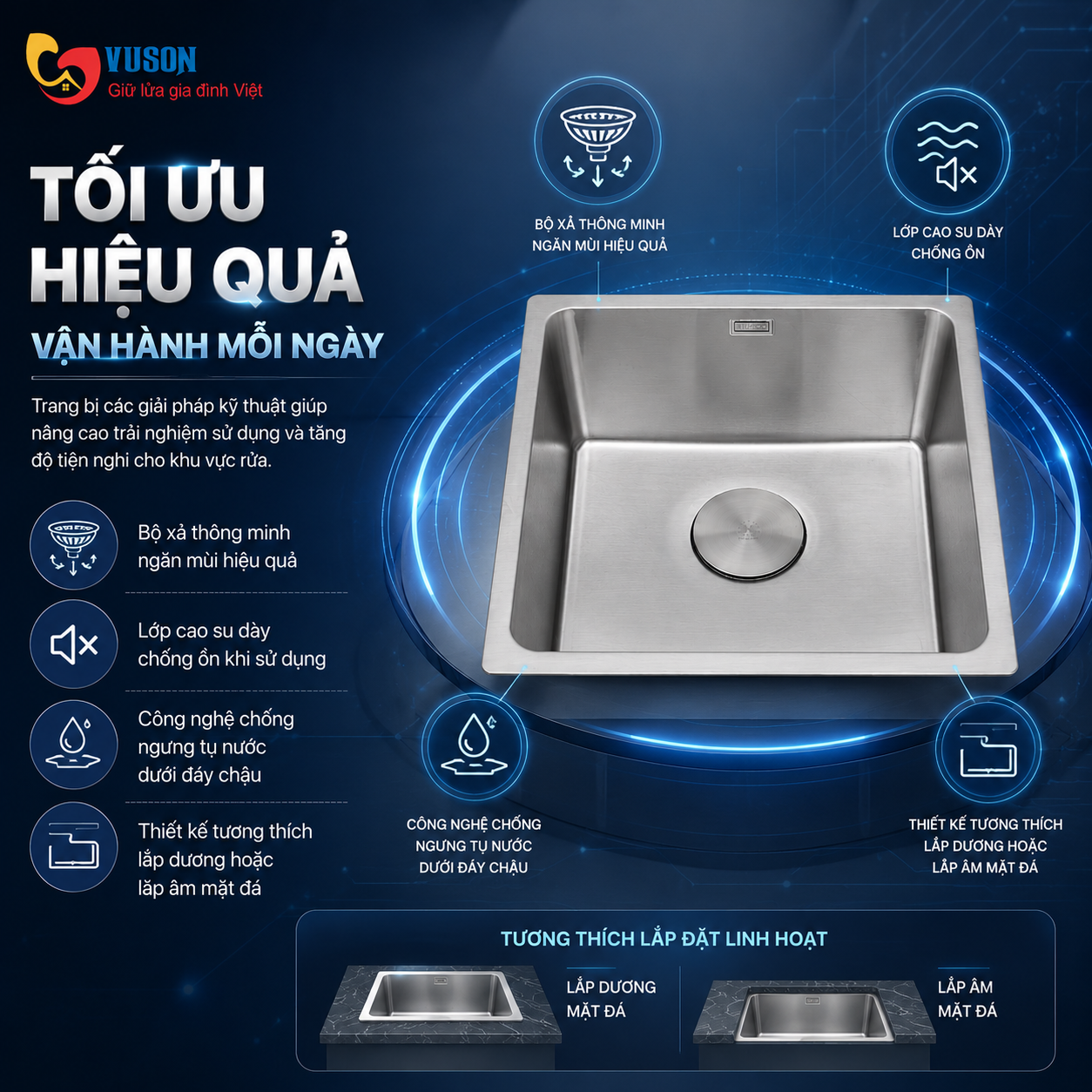 Chậu rửa bát Malloca MS6054