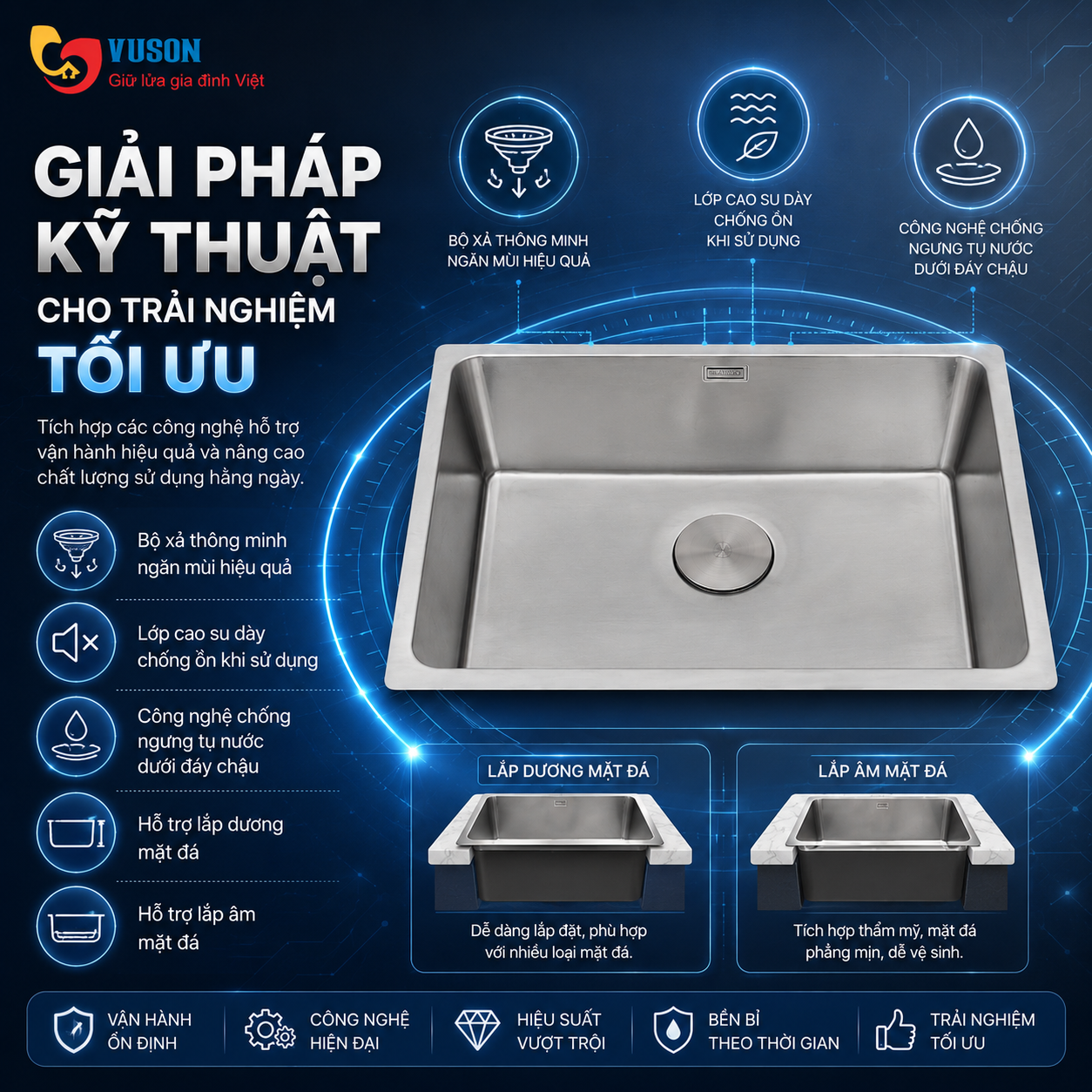 Chậu rửa bát Malloca MS6074