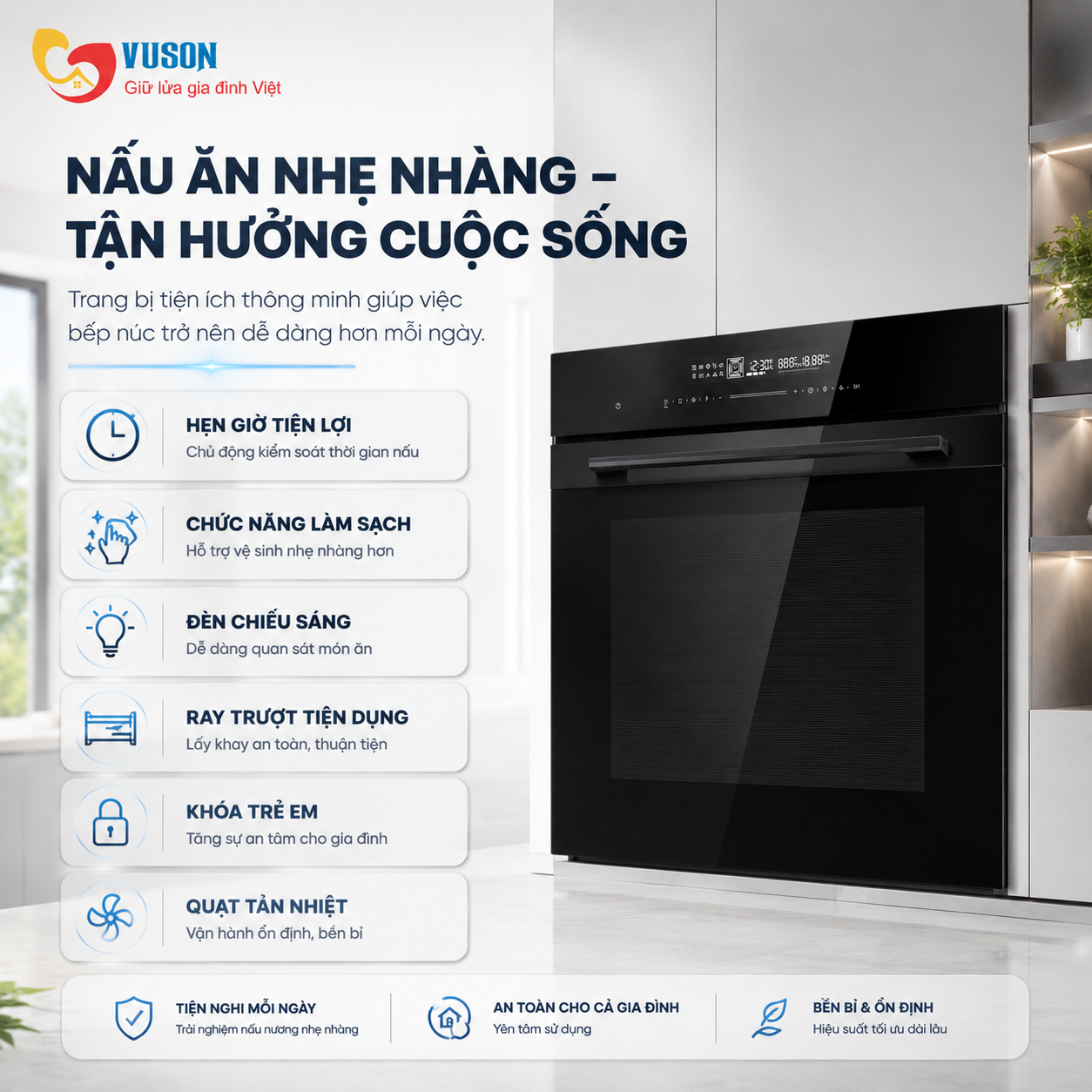Lò nướng Malloca MOV1372BS