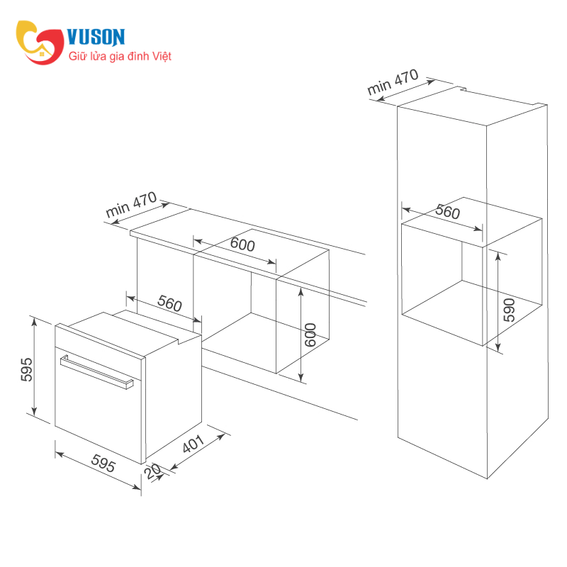Lò nướng Malloca MOV606AF