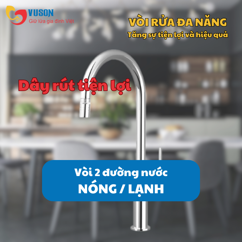 Vòi rửa bát Malloca K2203-CR