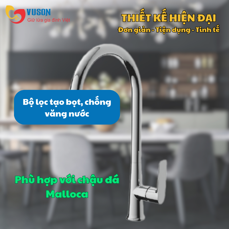 Vòi rửa bát Malloca K77C